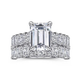 Brava Diamond Accented Engagement Ring