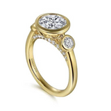 Henley Round Bezel Set Diamond Ring