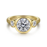 Henley Round Bezel Set Diamond Ring