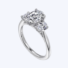 Load image into Gallery viewer, Charisa Oval Three Stone Diamond Engagement Ring
