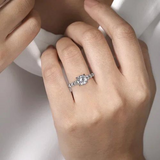 Emberlie Round Diamond Engagement Ring