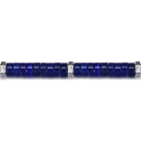 Lapis Cylinder Beaded Bracelet