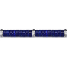 Load image into Gallery viewer, Lapis Cylinder Beaded Bracelet
