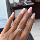 Mandie Two Toned Diamond Ring