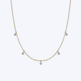 Tanner Diamond Droplet Necklace