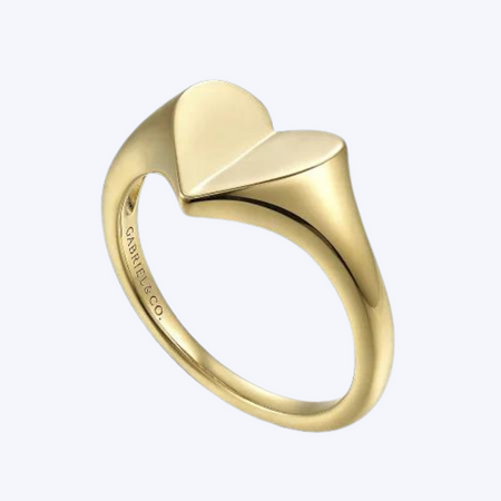 Engravable Heart Ring