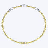 Diamond Marquise Stations Bangle