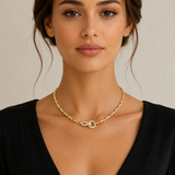 **COMING SOON** Cartier "Agrafe" 18K Yellow Gold and Diamond Necklace - 17"/61.6gr (EST)