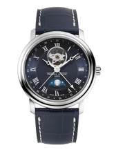 Load image into Gallery viewer, Heart Beat Moonphase Date Watch
