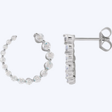 Lab-Grown Diamond Front-Back Earrings