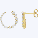 Lab-Grown Diamond Front-Back Earrings
