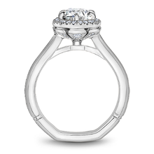 Load image into Gallery viewer, 6 Claw Prong Halo Engagement Ring
