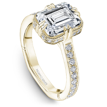 Load image into Gallery viewer, Claw &amp; Channel Prong-Set Diamond Engagement Ring
