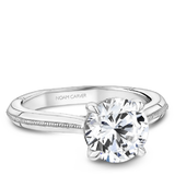 Claw Prong Milgrain Solitaire Engagement Ring
