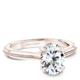 Claw Prong Milgrain Solitaire Engagement Ring