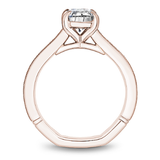 Claw Prong Milgrain Solitaire Engagement Ring