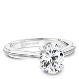 Claw Prong Milgrain Solitaire Engagement Ring
