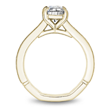 Claw Prong Milgrain Solitaire Engagement Ring