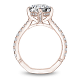 North-South-East-West Claw Prong Diamond Engagement Ring