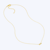 Mini Diamond Bar Necklace
