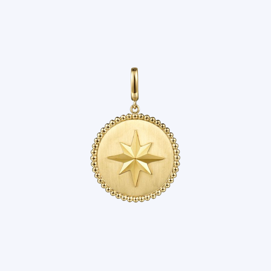 Bujukan Round Starburst Medallion Pendant