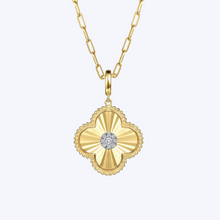 Load image into Gallery viewer, Bujukan &amp; Diamond Cut Diamond Clover Medallion
