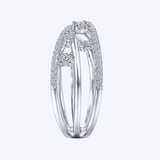 Lusso Diamond Criss-Cross Ring