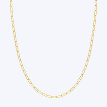 Load image into Gallery viewer, 3 MM Petite Paper Clip Necklace
