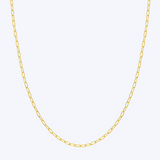 2.45mm Petite Paperclip Chain Necklace