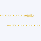 2.45mm Petite Paperclip Chain Necklace