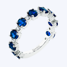 Load image into Gallery viewer, Diana Sapphire &amp; Diamond Ring
