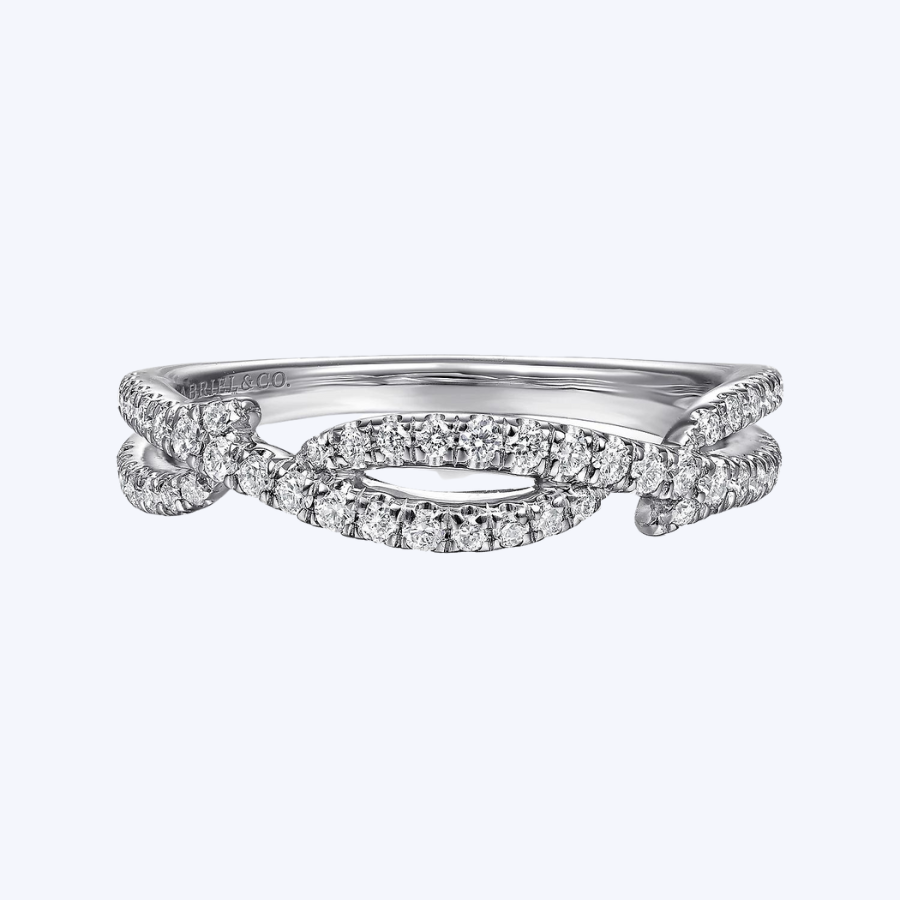 Libra Twisted Diamond Ring