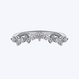 Curved Diamond Anniversary Band
