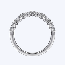 Load image into Gallery viewer, Curved Diamond Anniversary Band
