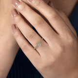 Diamond Cluster Clover & Bujukan Bead Ring