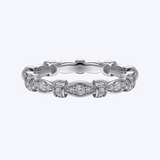 Geometric Stackable Diamond Ring