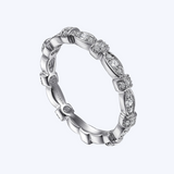 Geometric Stackable Diamond Ring