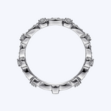 Geometric Stackable Diamond Ring