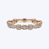 Geometric Stackable Diamond Ring
