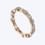 Geometric Stackable Diamond Ring