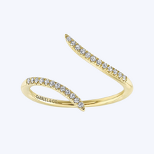 Load image into Gallery viewer, Open Bypass Diamond Ring
