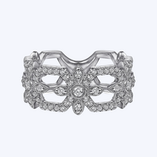 Load image into Gallery viewer, Openwork Hexagonal Diamond Ring
