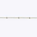 Bezel Set Diamond Stations Bracelet