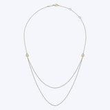 Double Chain Layered Necklace