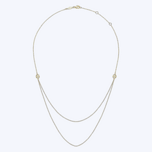 Load image into Gallery viewer, Double Chain Layered Necklace
