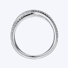 Load image into Gallery viewer, Criss-Cross Diamond Stackable Ring

