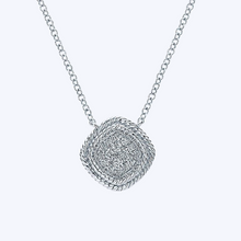 Load image into Gallery viewer, Cluster Diamond Necklace

