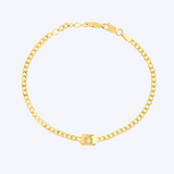 K. Mason Curb Link Gemstone Bracelet